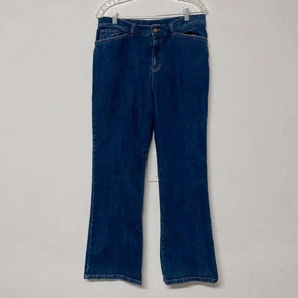 Jones New York signature stretch jeans size‎ 12 cotton blend pockets - Picture 4 of 16